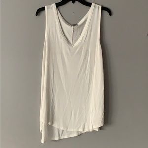 Oversized asymmetrical tank top size Large